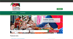 Desktop Screenshot of careers.schoolnutrition.org