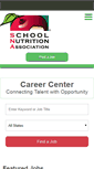 Mobile Screenshot of careers.schoolnutrition.org