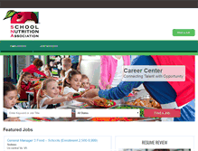 Tablet Screenshot of careers.schoolnutrition.org